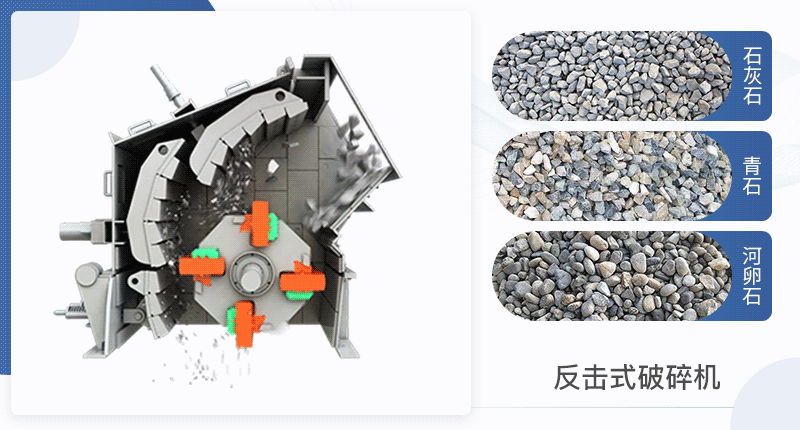 反擊式破碎機(jī)碎石效果好